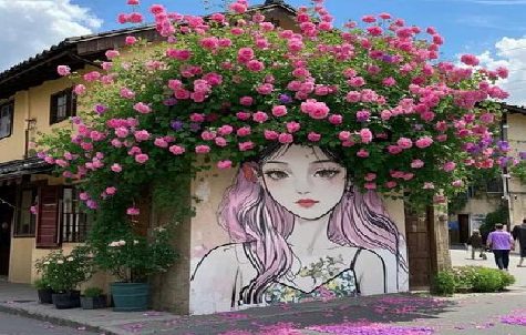 栾川怎么设计网红打卡墙绘