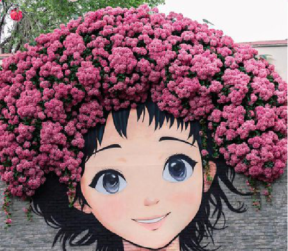  栾川墙体彩绘-网红墙打卡