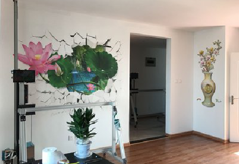  栾川墙体彩绘相比墙纸的优势。