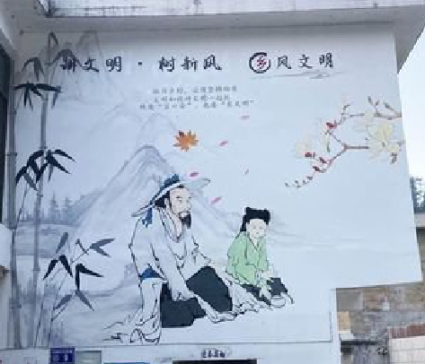  栾川分享几个墙绘保养知识。