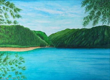  栾川在墙绘中，如何绘画绿水青山？