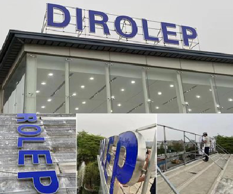 栾川楼顶发光字安装的注意事项。